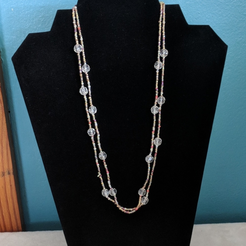 🆓 w/25$,2 for 8$,3 for 10 necklace 2 bead strand